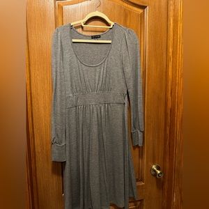 U-Neck Grey Dress